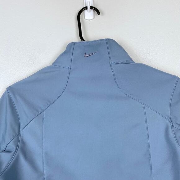 Nike Fleece Jacket‎ Basic Full-Zip Slate Blue Futuristic Gorpcore Techwear Small - Picture 7 of 12